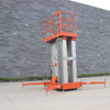 Plate-forme de levage aérienne en alliage d'aluminium à double mât NIULI 300 kg