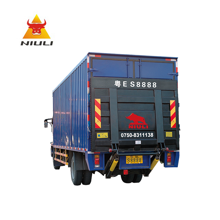 NIULI offre spéciale 1 tonne 2 tonnes en acier hydraulique hayon de plate-forme de panneau de levage de queue pour camion de véhicule lourd