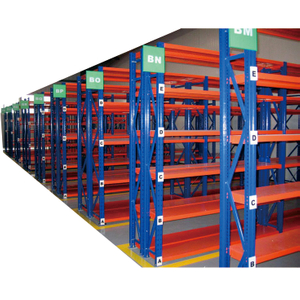 Rack à palettes en acier à poutre verticale Shelft de marchandises de stockage d'entrepôt