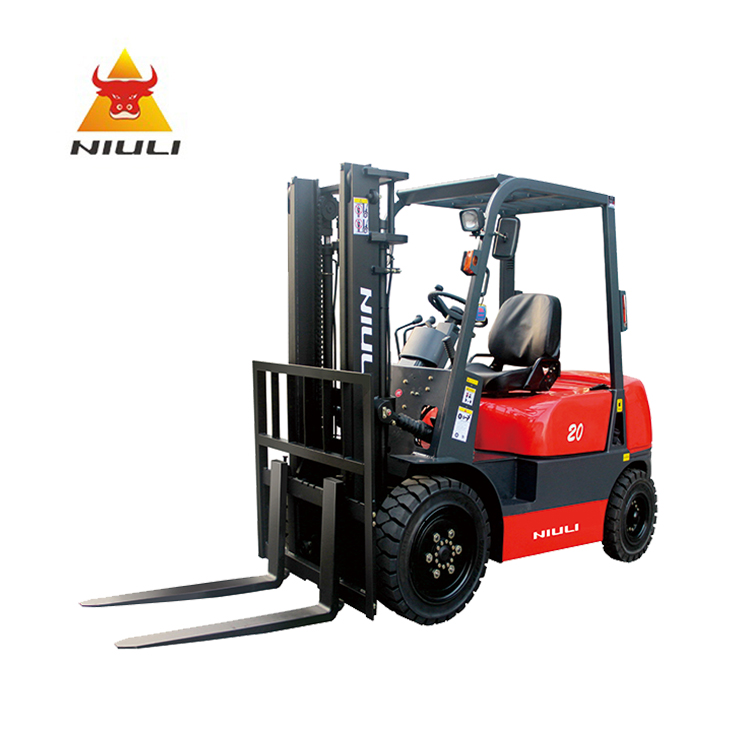 Chariot élévateur d'entrepôt NIULI Mini 1,5 tonne 2 tonnes chariot élévateur diesel de 2,5 tonnes avec moteur diesel