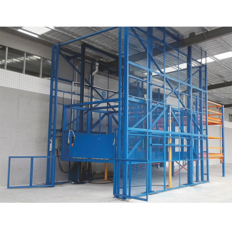 NIULI Hydraulique Vertical Bâtiment Construction Matériaux Cargo Ascenseur CE Approuvé Marchandises Ascenseur Hydraulique Entrepôt Cargo Ascenseur